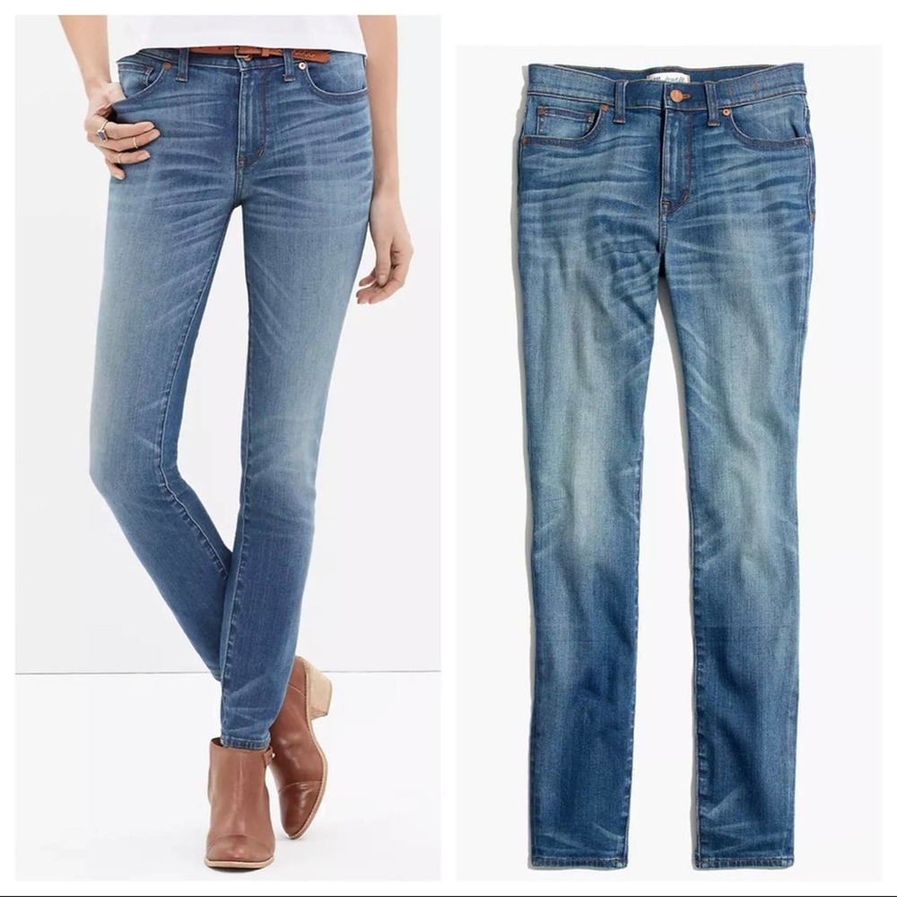 Madewell 9" High-Rise Skinny Jeans Light Wash 24